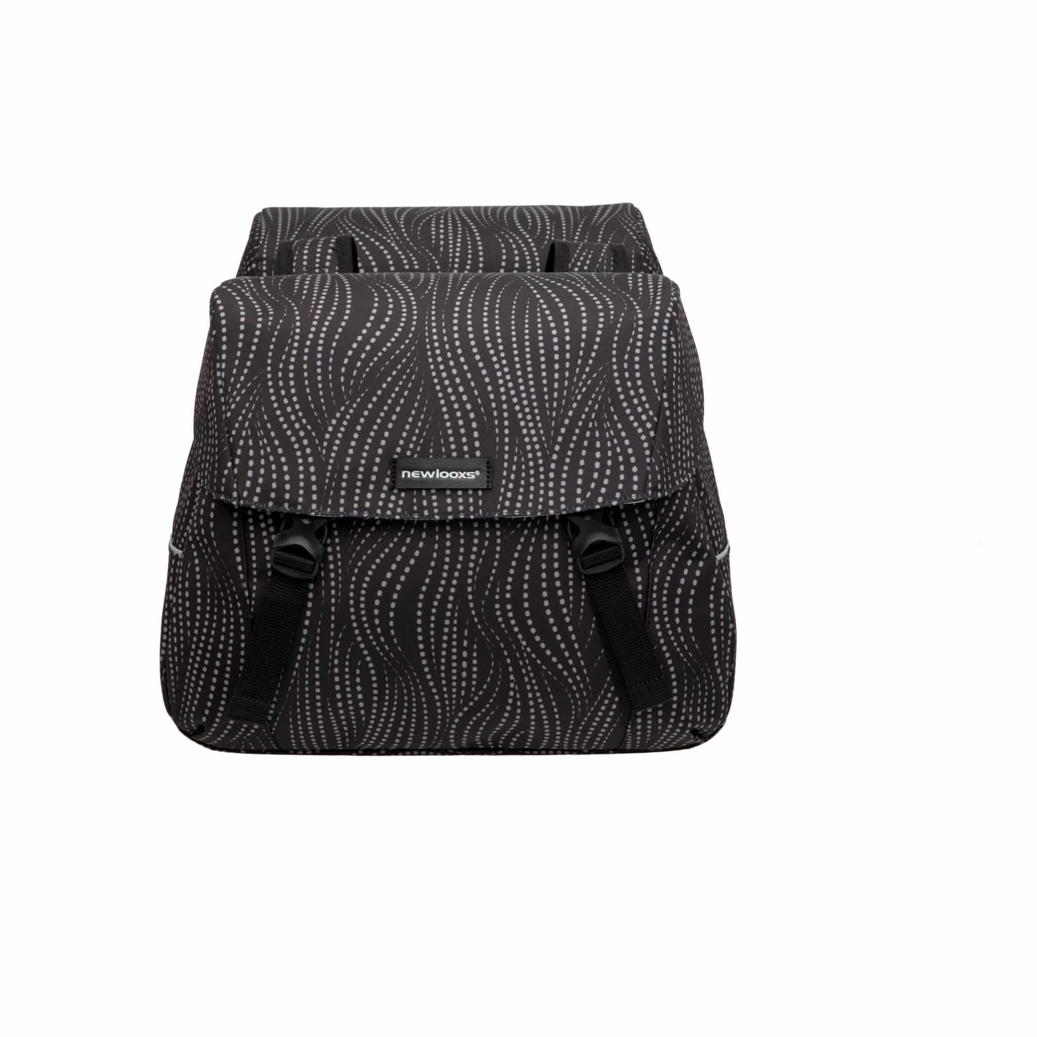 New Looxs fietstas dubbel Joli Alma black 37L
