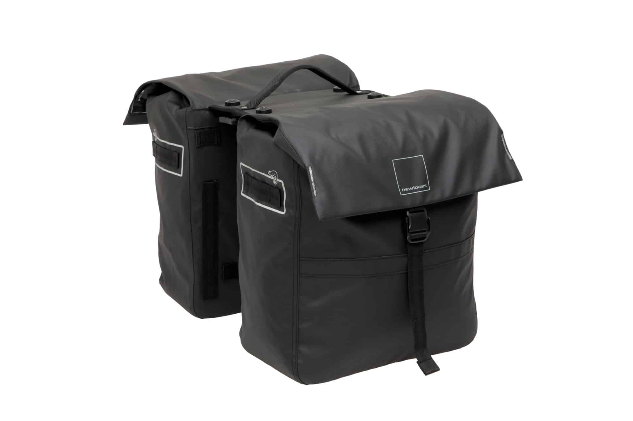 New Looxs fietstas dubbel Leeds black MIK 38L