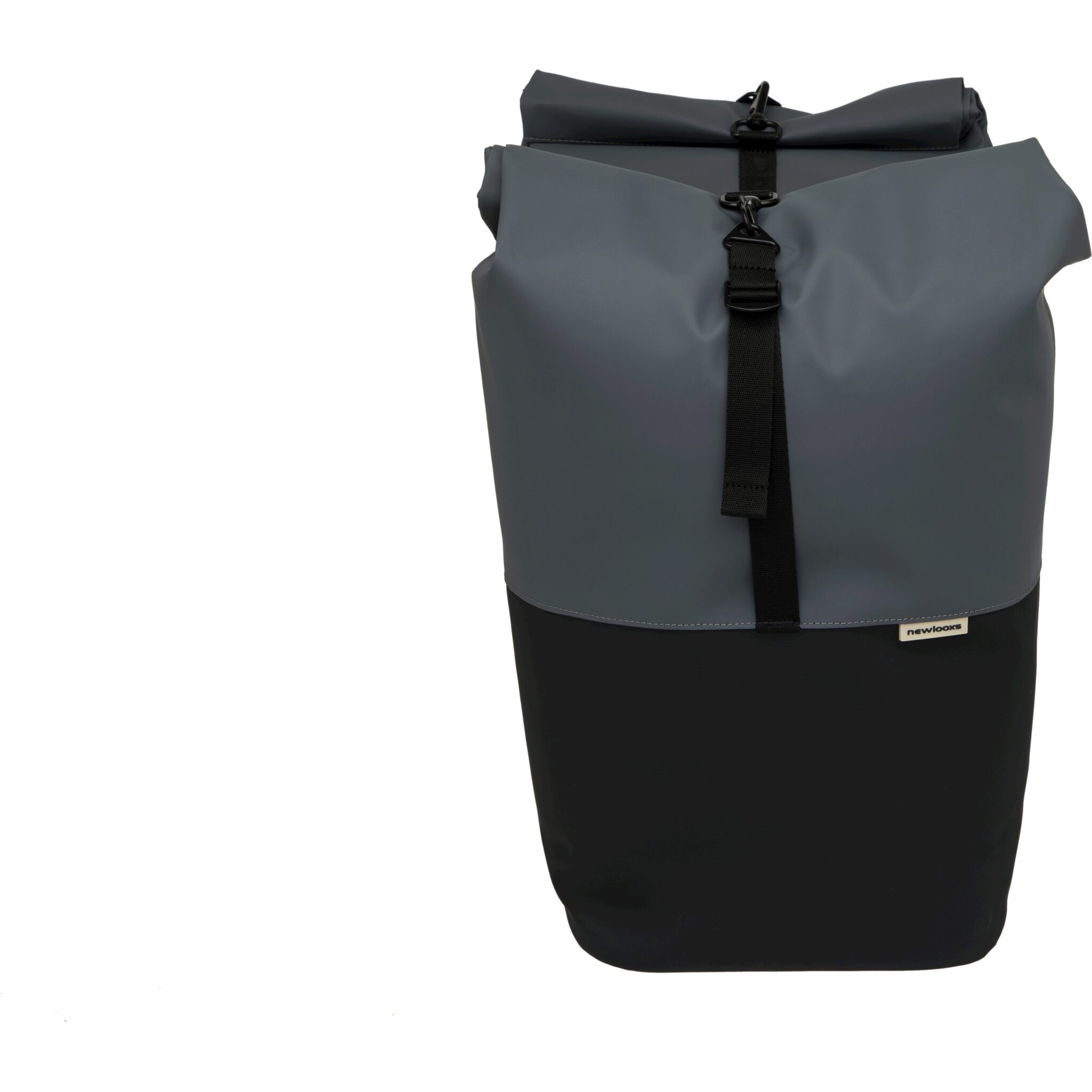 New Looxs fietstas dubbel Nyborg donkergrijs/zwart MIK 34L