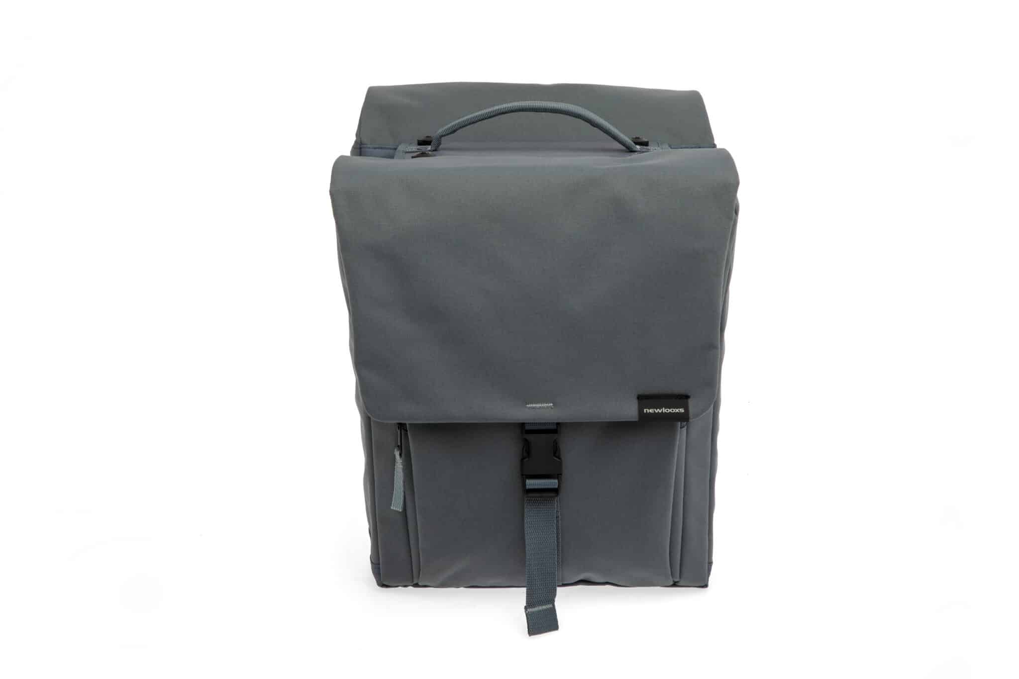 New Looxs fietstas dubbel Tulum grey green MIK 32L