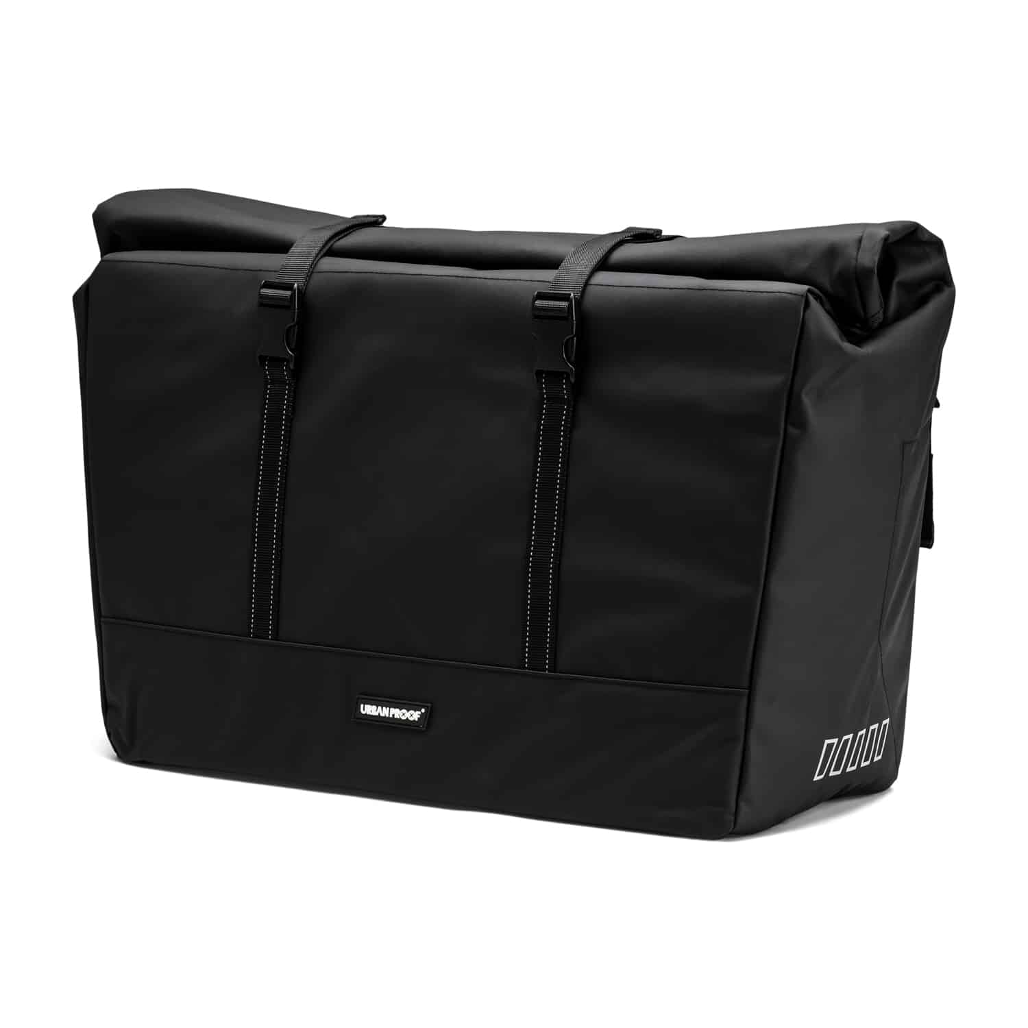 Urban Proof fietstas Longtail recycled zwart 60L