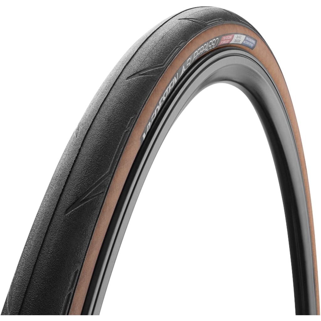 Vredestein buitenband Superpasso TLR 25-622 zwart/transparant