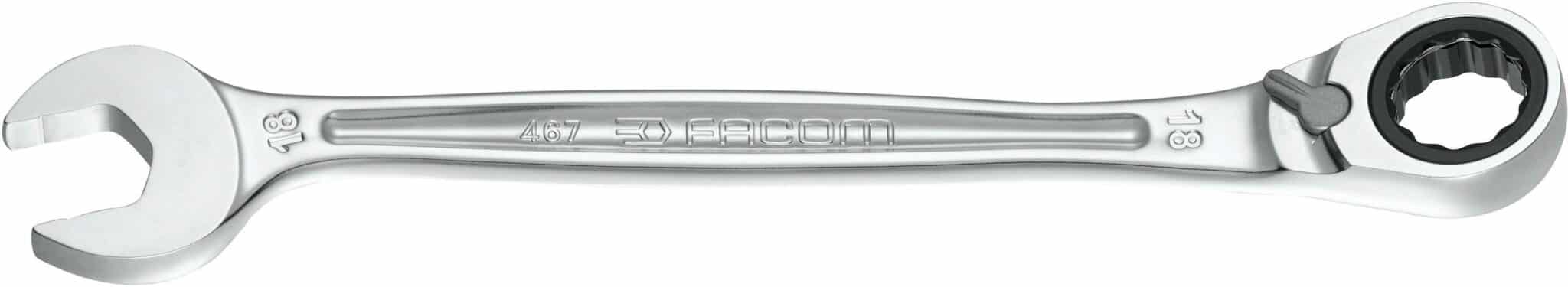 Facom steek/ring-ratelsleutel Ultra grip 8mm