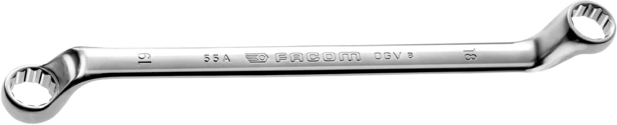 Facom ringsleutel verdiept 12 kant 16-17mm
