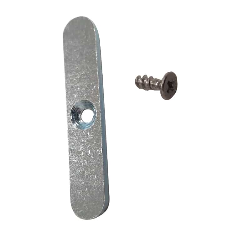 Cortina strip met schroef tbv accu kap E-Common Int.