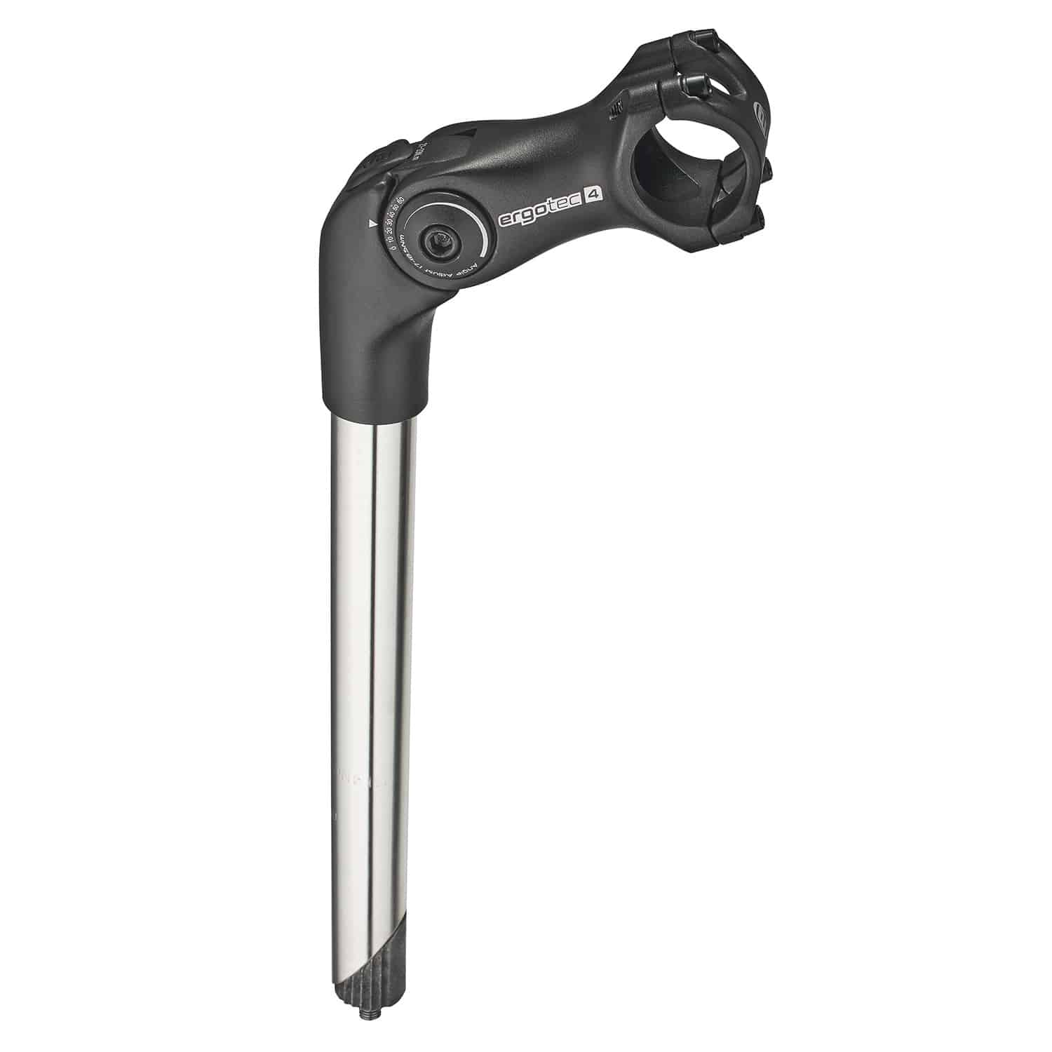 Ergotec stuurpen Octopus2 25.4/25.4/90 rvs/zilver