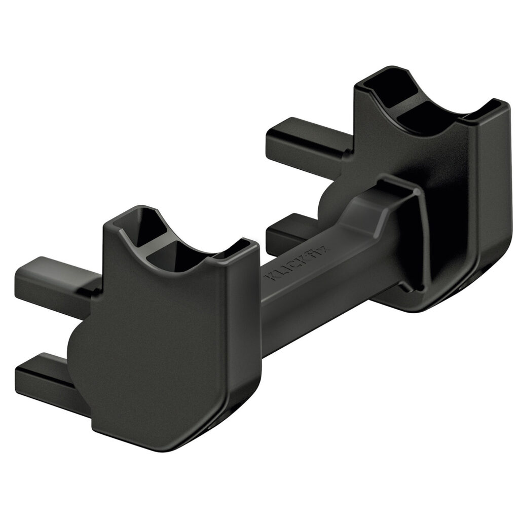 Klickfix afstand adapter E 90 graden zwart