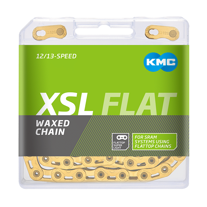 KMC ketting X Flattop SL SRAM 126s waxed gold