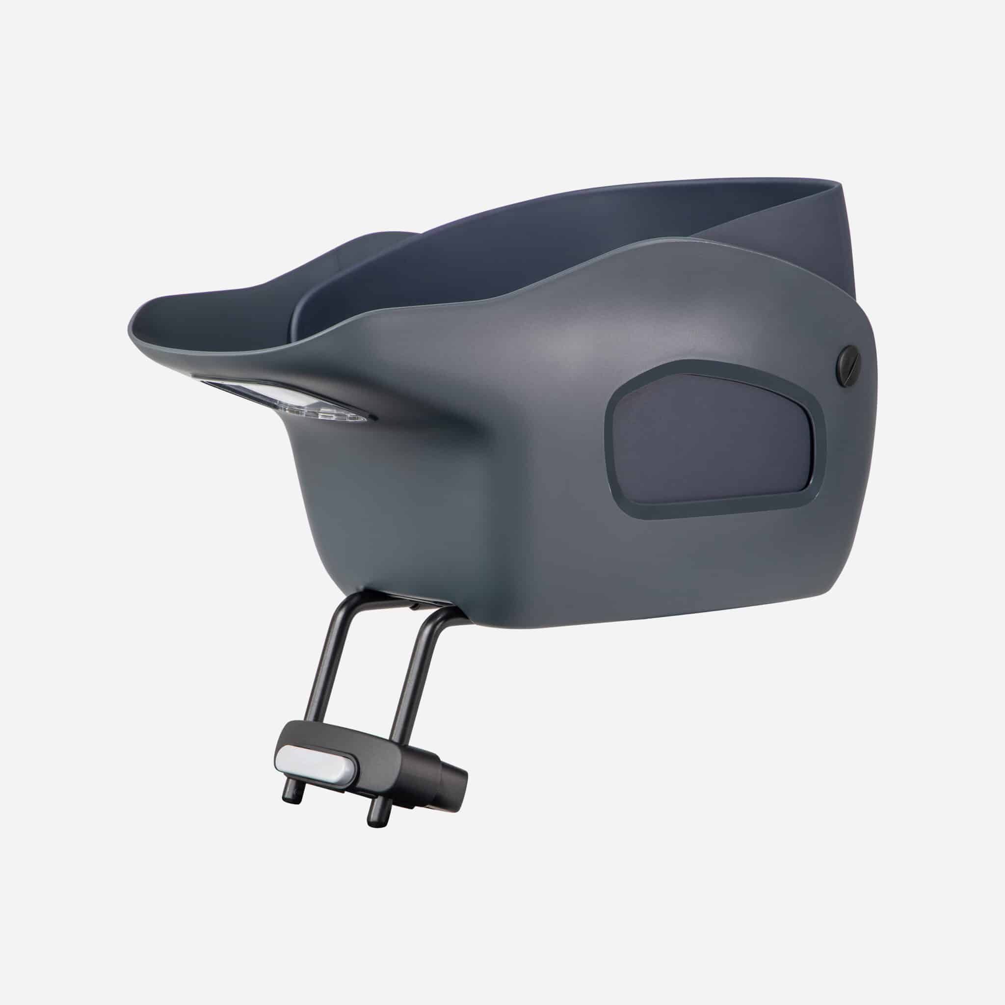 Kvisp hondenfietsmand met harnas M midnight gray