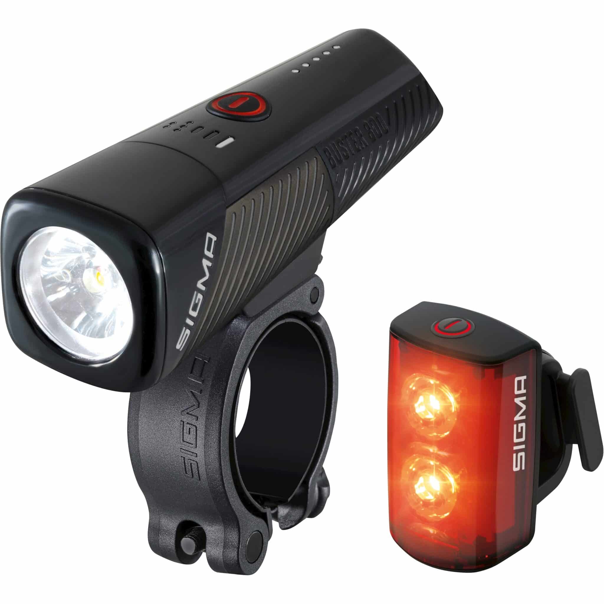 Sigma verlichtingsset Buster 800 + Buster RL 80 usb