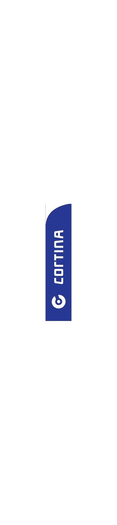 Cortina Beachvlag - 100% van gerecyclede petflessen