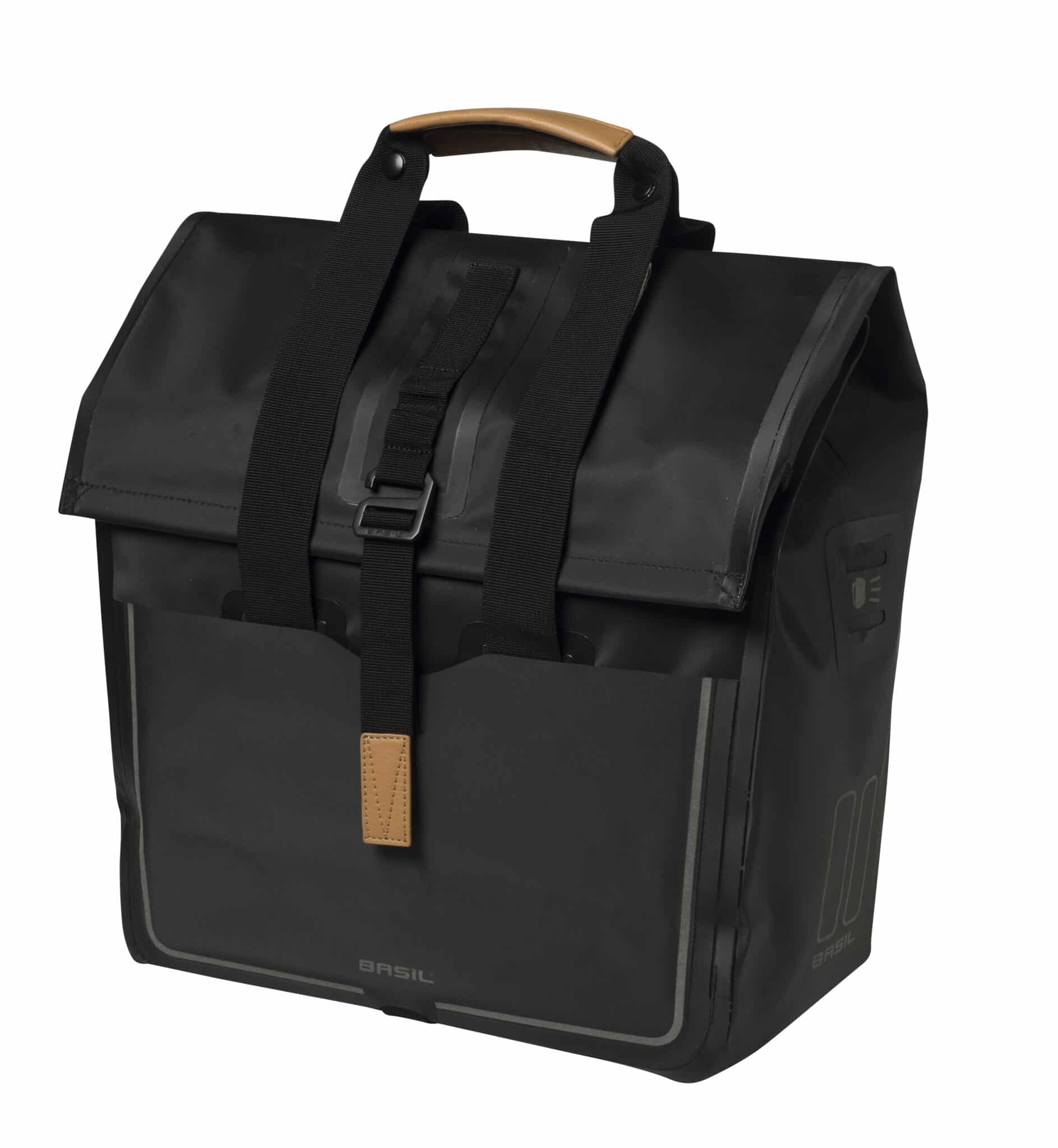 Basil shoppertas Urban dry matt black 25L