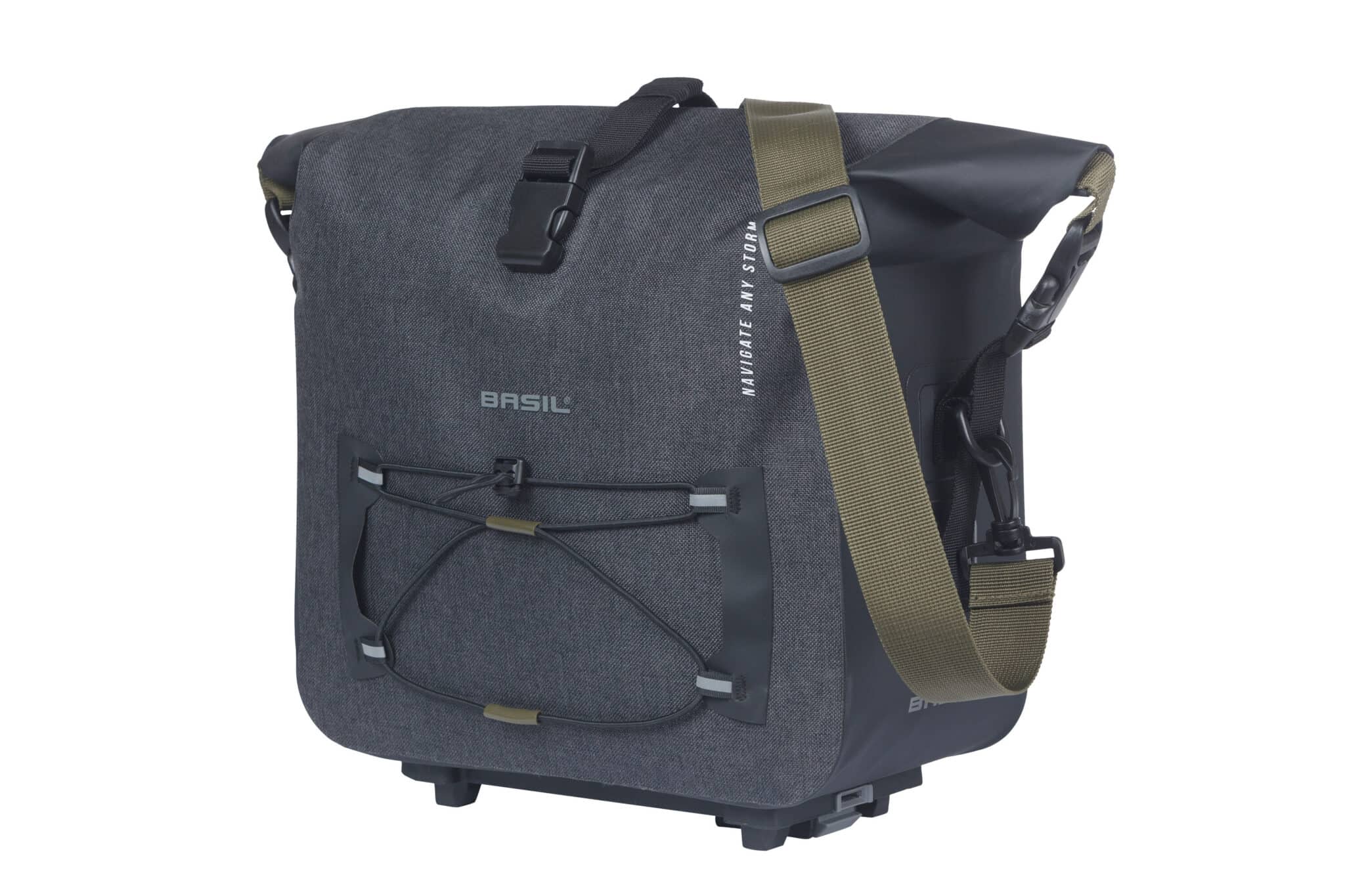 Basil dragertas Navigator storm zwart MIK 13L