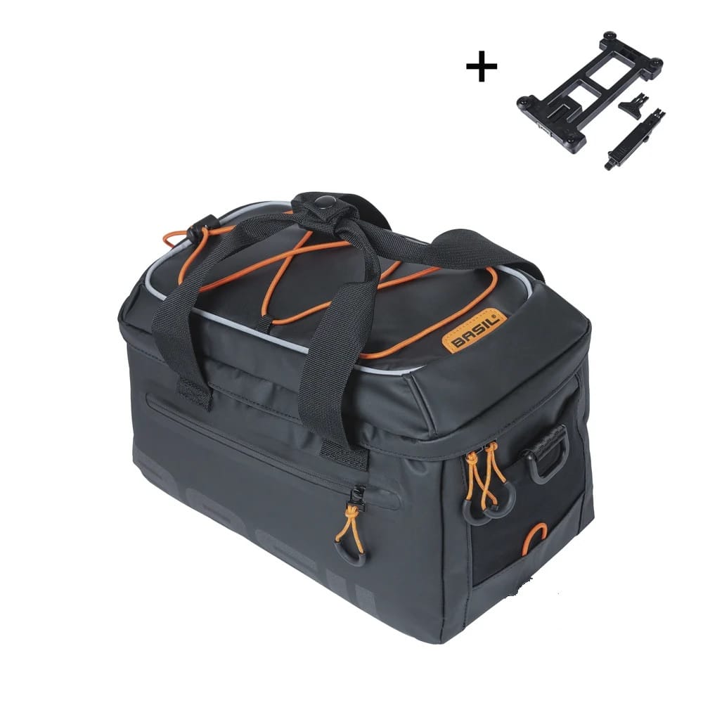 Basil dragertas Miles Tarpaulin zwart oranje MIK 7L