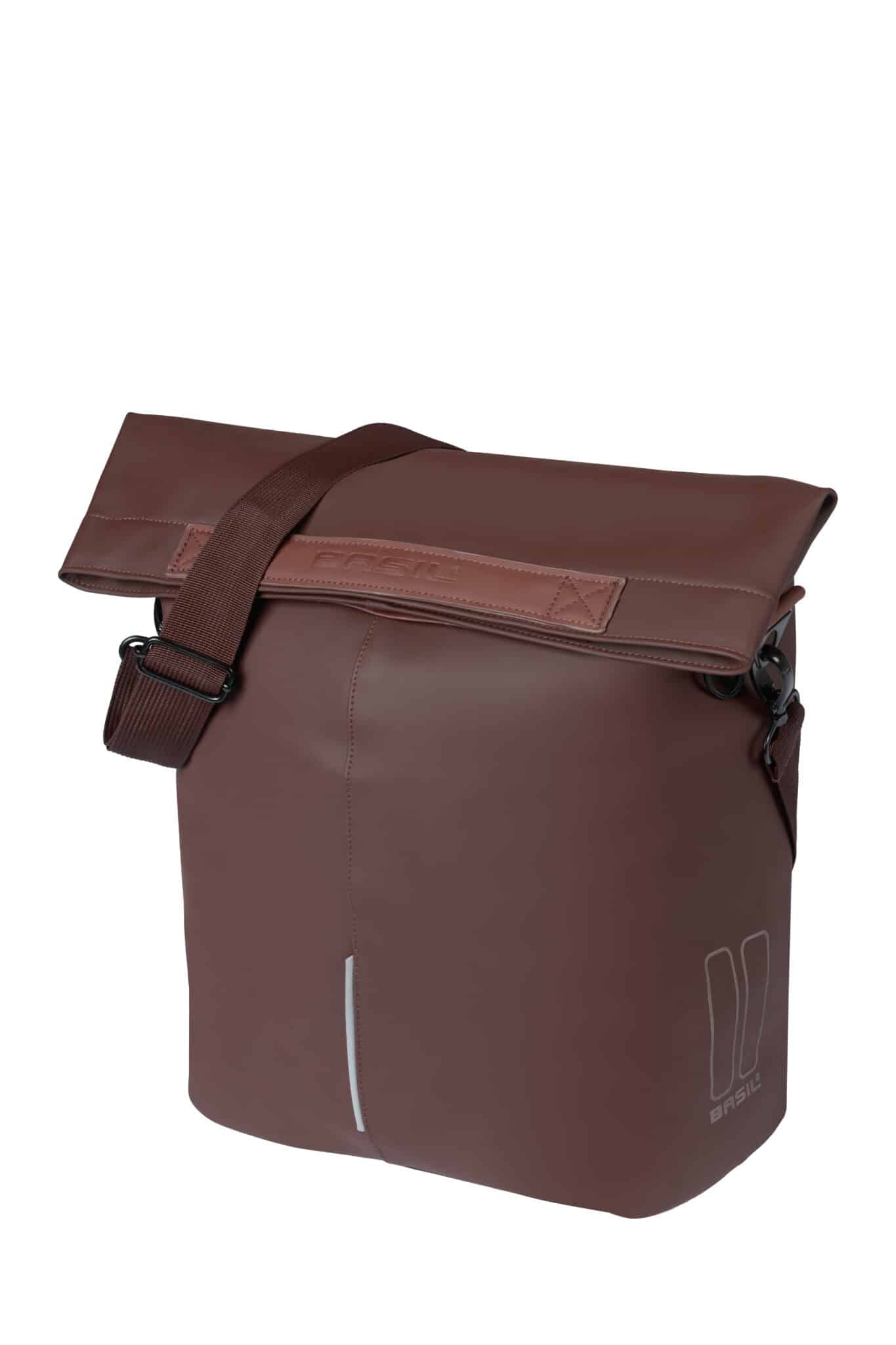 Basil shoppertas City MIK Hooks bruin 14-16L