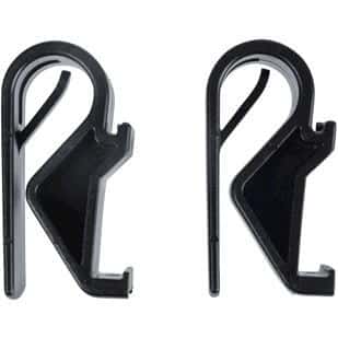 Basil Hook on system sports set van 2 haken zwart