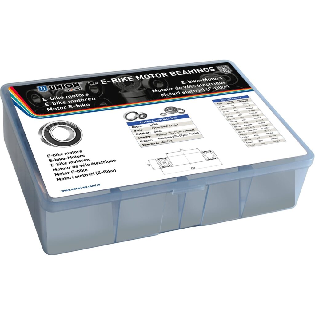 Union E-bike motoren kogellager assortimentsbox