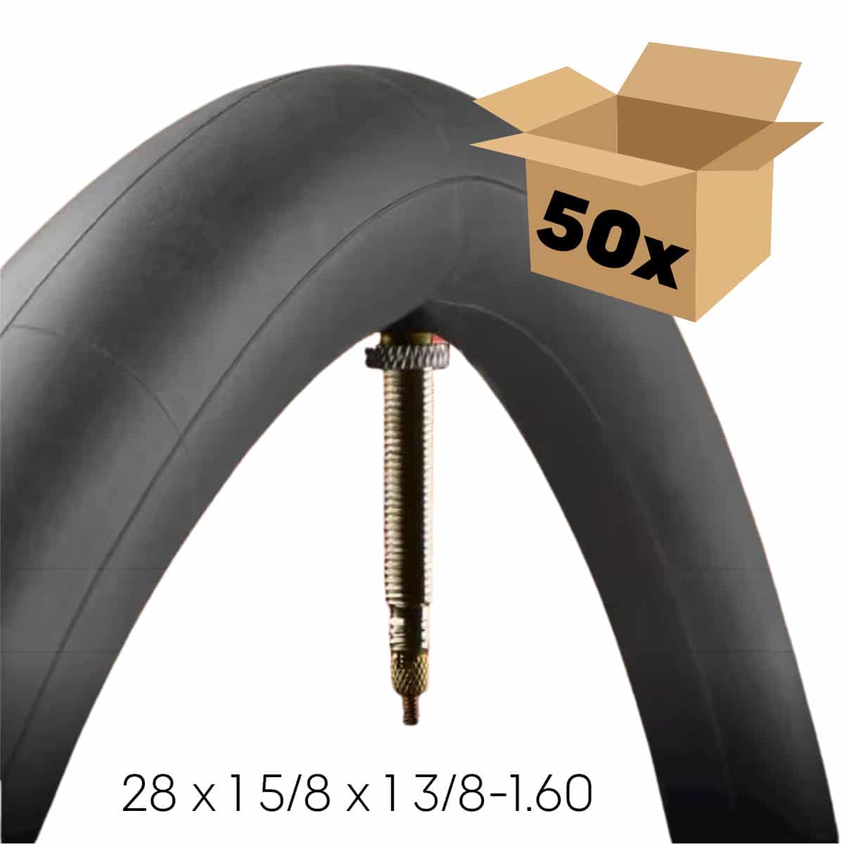 Vredestein binnenband 28 x 1 5/8 x 1 3/8-1.60 fv 50mm WP (50)