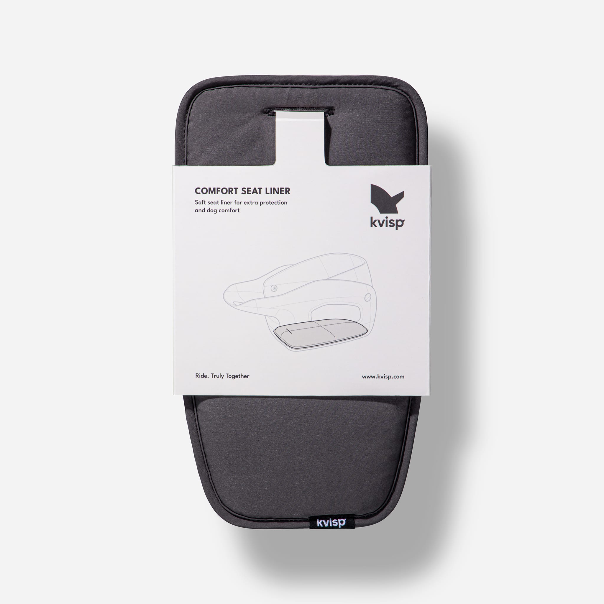 Kvisp comfort seat liner midnight gray